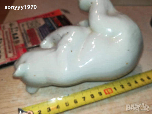 ПОРЦЕЛАНОВА МЕЧКА 3010252225, снимка 8 - Антикварни и старинни предмети - 52240475