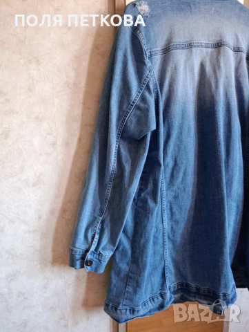 Дънково удължено яке, снимка 6 - Якета - 54103844