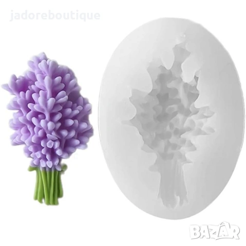 Силиконов молд Букет Лавандула