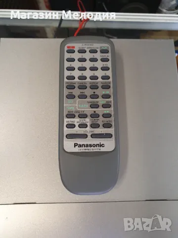 Аудиосистема Panasonic SA-PM22 с две тонколони и дистанционно. Има радио, диск, касета и aux.  В отл, снимка 3 - Аудиосистеми - 46915322