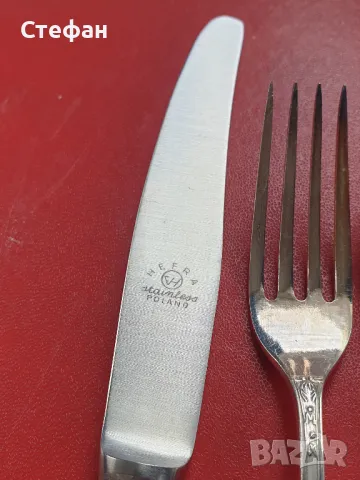 Комплект посребрени прибори, снимка 8 - Антикварни и старинни предмети - 50288468