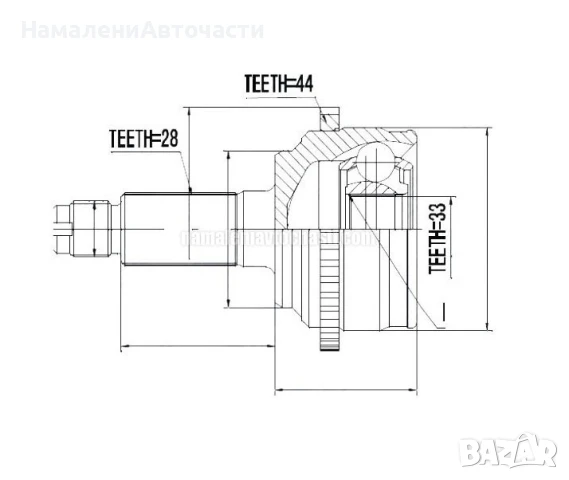 Предно външно каре GD3822510 NPZMZ054 Mazda 6 GG