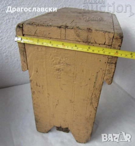 Старо детско дървено столче, стол, столче, рибарско, дървено, стари столове, снимка 16 - Други - 31236565