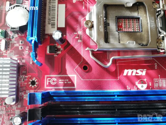 Дънна платка MSI Fujitsu Esprimo P2760 (MS-7634) Socket LGA1156, снимка 6 - Дънни платки - 48090564