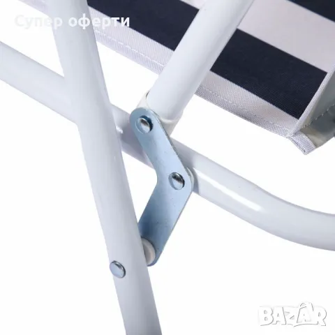 Плажен сгъваем стол цветни райета 73*52*43cm  Без избор на Цвят ., снимка 4 - Столове - 49909435