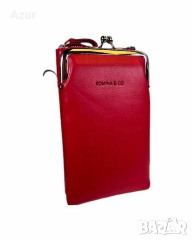 Дамска чанта тип портфейл ,калъф за телефон с дълга дръжка, снимка 7 - Чанти - 46446405