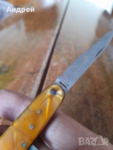Стар джобен нож,ножче,ножка #131, снимка 4 - Други ценни предмети - 51810824