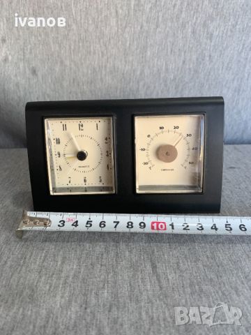 будилник кварцов с термометър , снимка 2 - Антикварни и старинни предмети - 45268529