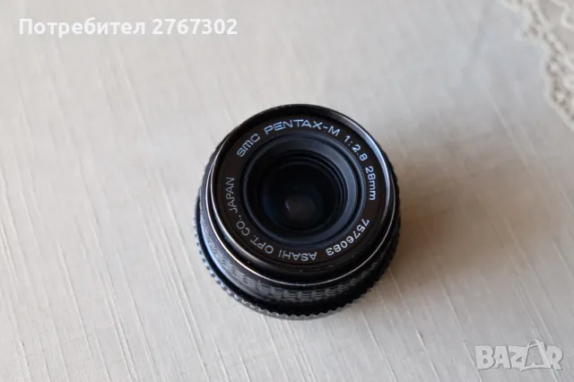 SMC Pentax 28mm f/2.8 PK mount, снимка 1 - Обективи и филтри - 49355726