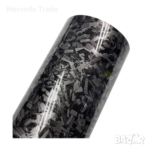 Фолио Кован Карбон Mercado Trade, Гланц, Premium, 152см, Черен, снимка 2 - Аксесоари и консумативи - 50463255