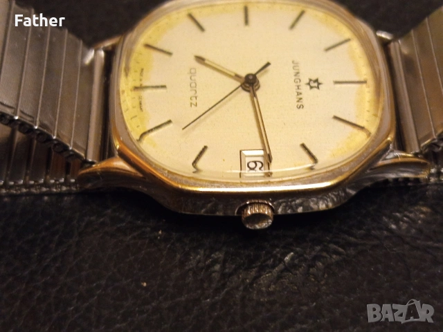 Винтидж кварцов часовник Junghans, снимка 6 - Мъжки - 53738604