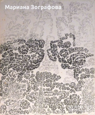 Картина-офорт, худ. Т. Манолов 1988 г., - Графики - худ. М. Зографова, - и Голяма дървена рамка, снимка 7 - Антикварни и старинни предмети - 49137840