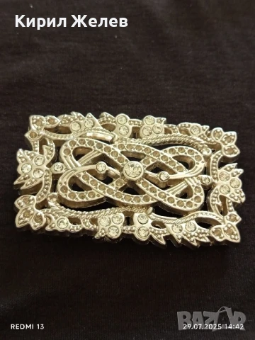 КАТАРАМА за КОЛАН с КРИСТАЛИ КРАСИВ СТИЛЕН ДИЗАЙН 34289, снимка 4 - Колани - 51179514