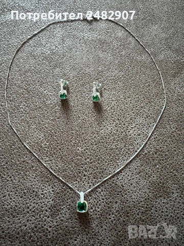 Сребърен комплект, снимка 12 - Бижутерийни комплекти - 53723813