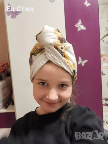 Тюрбан за деца, снимка 17 - Аксесоари за коса - 53285331