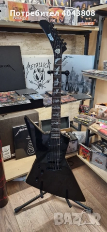 Електическа китара ESP James Hetfield/wolf and man ЗА ЛЯВА РЪКА