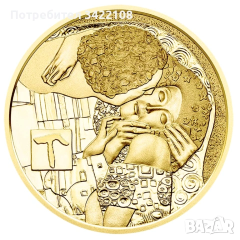 "Климт и неговите жени”, монетен двор Австрия: 5 златни монети Proof по 10 грама 