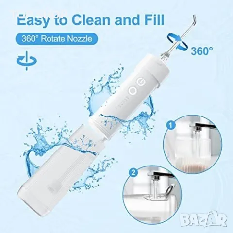 Нов Безжичен дентален орален иригатор за почистване на зъби Хигиена Грижа, снимка 4 - Тримери - 50038740