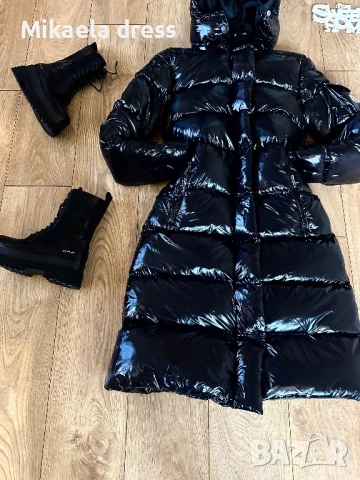 Moncler!Разкошно дълго топло зимно яке MonclerС М Л размер, снимка 8 - Якета - 52286474