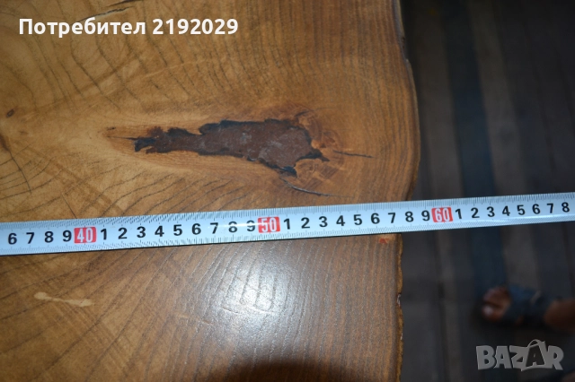 МАСА масив, Явор, със „жив ръб“, цяло парче, стоманена основа, снимка 4 - Маси - 51602423