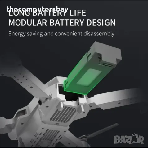 Батерия 3.7V 5000mah за дронове  E88, E88pro, E99, P1, K3,  P10, A13, S98, E525, снимка 1 - Оригинални батерии - 46855563