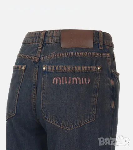 Уникален модел дамски дънки  MIU MIU