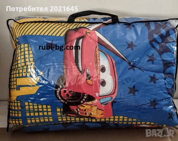 Спален комплект за единично легло с олекотена , снимка 4 - Спално бельо и завивки - 53154672