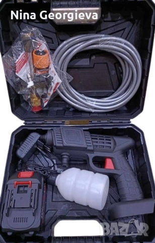 Акумулаторна водоструйка с 2 батерии 48V, снимка 2 - Парочистачки и Водоструйки - 53850083