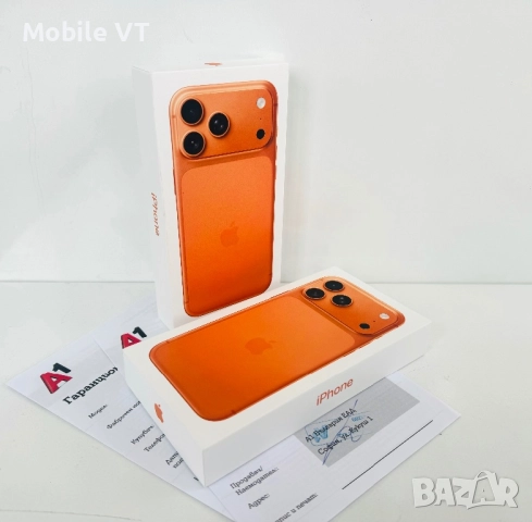 НОВ! iPhone 17 Pro Max 256GB Cosmic Orange ГАРАНЦИЯ 24 Месеца!, снимка 3 - Apple iPhone - 52854520