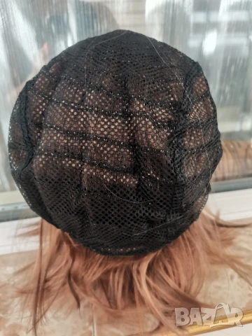 Нова светло кестенява  перука 35 см Боб стил без бретон - мод.17, снимка 10 - Аксесоари за коса - 12719429