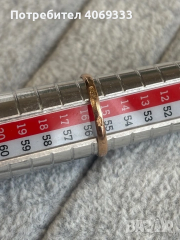 Руски златен пръстен с рубин 2.9гр 14к , снимка 4 - Пръстени - 54175126