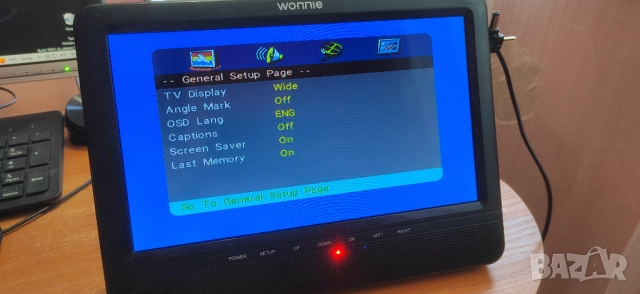 Портативен 10.5 инчов DVD/CD/MP3/USB/SD медия плеър Wonnie, снимка 3 - Плейъри, домашно кино, прожектори - 51513590