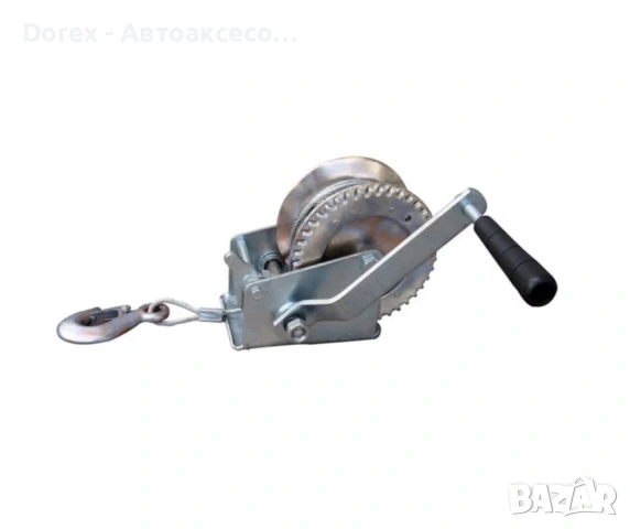 Ръчна лебедка със стоманено въже и автоматична спирачка - 700 кг, 10 метра, снимка 2 - Аксесоари и консумативи - 53857964