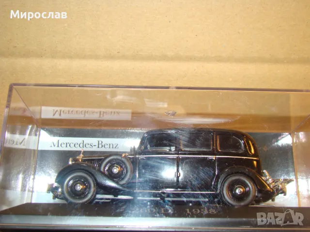 1:43 MERCEDES BENZ 260 D 1938 КОЛИЧКА ИГРАЧКА МОДЕЛ, снимка 6 - Колекции - 48285505