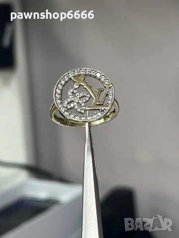 Златен пръстен 14 карата 3,48 грама , снимка 5 - Пръстени - 53315814