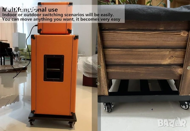 Квадратна подвижна количка, подходяща за тежък труд, снимка 5 - Други стоки за дома - 53885183