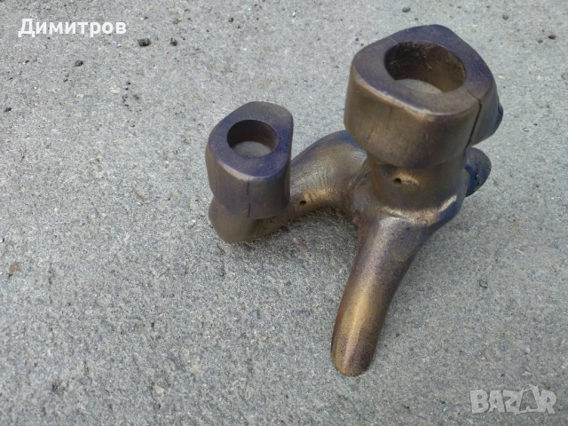 Дървен свещник