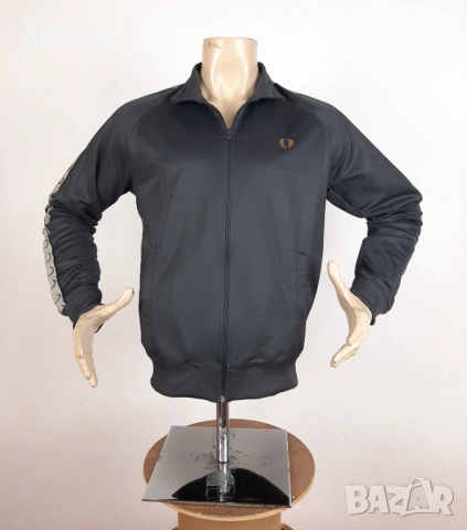 Fred Perry Contrast Tape - Оригинално мъжко горнище размер M, снимка 5 - Спортни дрехи, екипи - 53999918