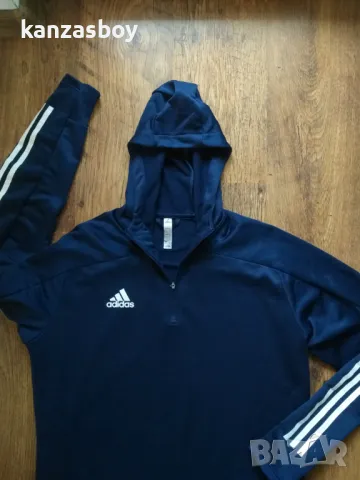 adidas Condivo 20 Track Hood - страхотно мъжко горнище Л, снимка 3 - Спортни дрехи, екипи - 48708789