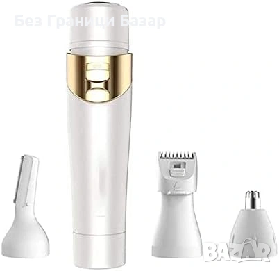 Нов Дамски електрически тример 4 в 1 за нос, вежди и лице, USB за жени красота