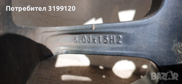  Алуминиеви джанти за Huyndai  Kia 15ц, снимка 4 - Гуми и джанти - 51589000