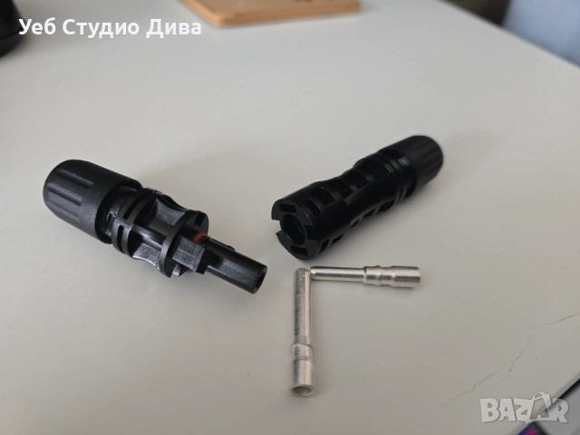 Комплект соларни конектори MC4 ip 67, снимка 4 - Друга електроника - 53465401