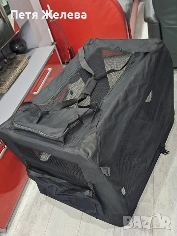 Сгъваема транспортна чанта за кучета и котки FEANDREA/SONGMICS-90/62/62 см, снимка 16 - За кучета - 53595208