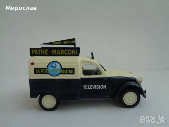  1:43 NOREV CITROEN 2 CV AZU ПИКАП ИГРАЧКА КОЛИЧКА МОДЕЛ, снимка 6 - Колекции - 46006913