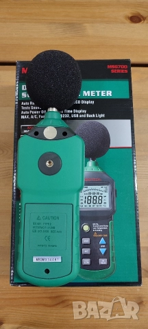 Уред за измерване нивото на звука MS6702, термометър и влагомер, снимка 5 - Ресийвъри, усилватели, смесителни пултове - 52620853