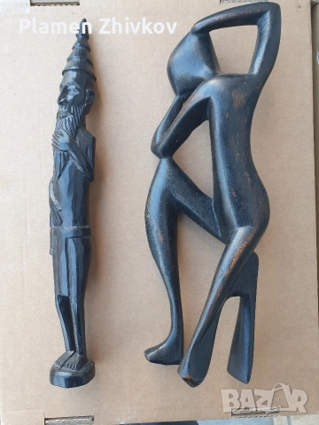 Африкански пластики от дърво, снимка 4 - Антикварни и старинни предмети - 52708753