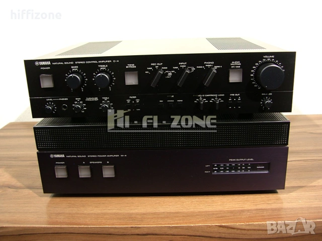 Комплект   Yamaha c-4 / m-4 , снимка 2 - Ресийвъри, усилватели, смесителни пултове - 53721643