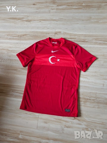 Оригинална мъжка тениска Nike Dri-Fit x Turkey National Football Team / Season 20 (Away), снимка 2 - Тениски - 54156865