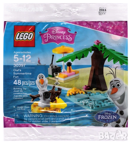LEGO Disney Frozen Olaf's Summertime Fun 30397, снимка 2 - Конструктори - 52233130