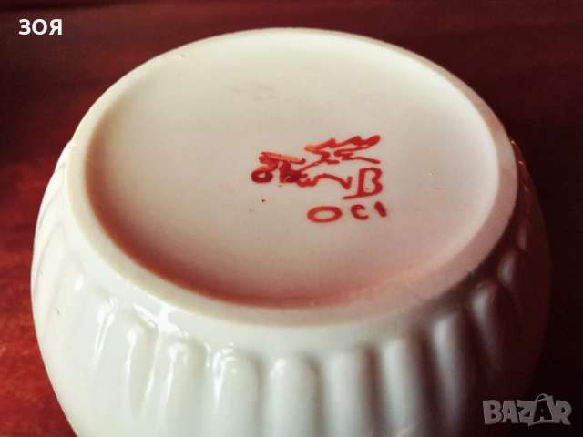 Сервиз за чай.Костен руски порцелан., снимка 3 - Антикварни и старинни предмети - 53578708